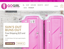 Tablet Screenshot of go-girl.com